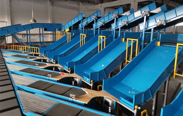 Ring cross strip sorter_Express Logistics sorting equipment supplier_Taicang STian Automation Equipment Co., Ltd.